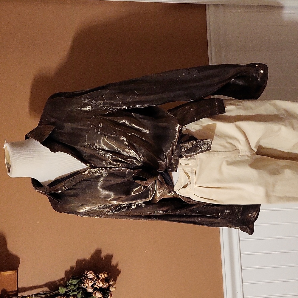 Chico's Dark Gold Blowse